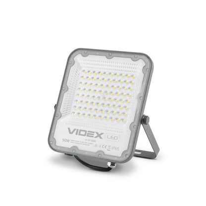 VIDEX DAVIS 50 W LED floodlight / LED-prožektor, 5000 K, gray / hall, VL-F2-505G — product view / tootevaade