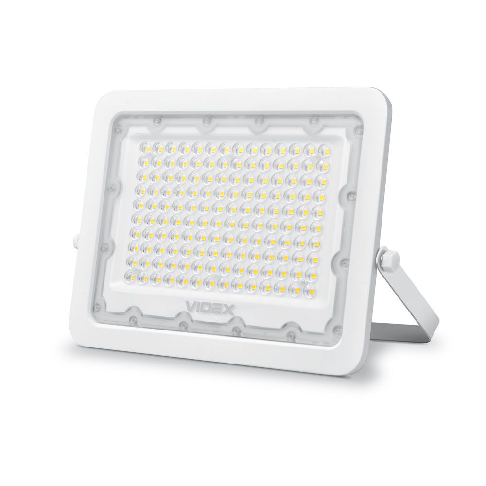 VIDEX LUCA 100 W LED floodlight / LED-prožektor, 5000 K, white / valge, VLE-F2e-1005W — product view / tootevaade