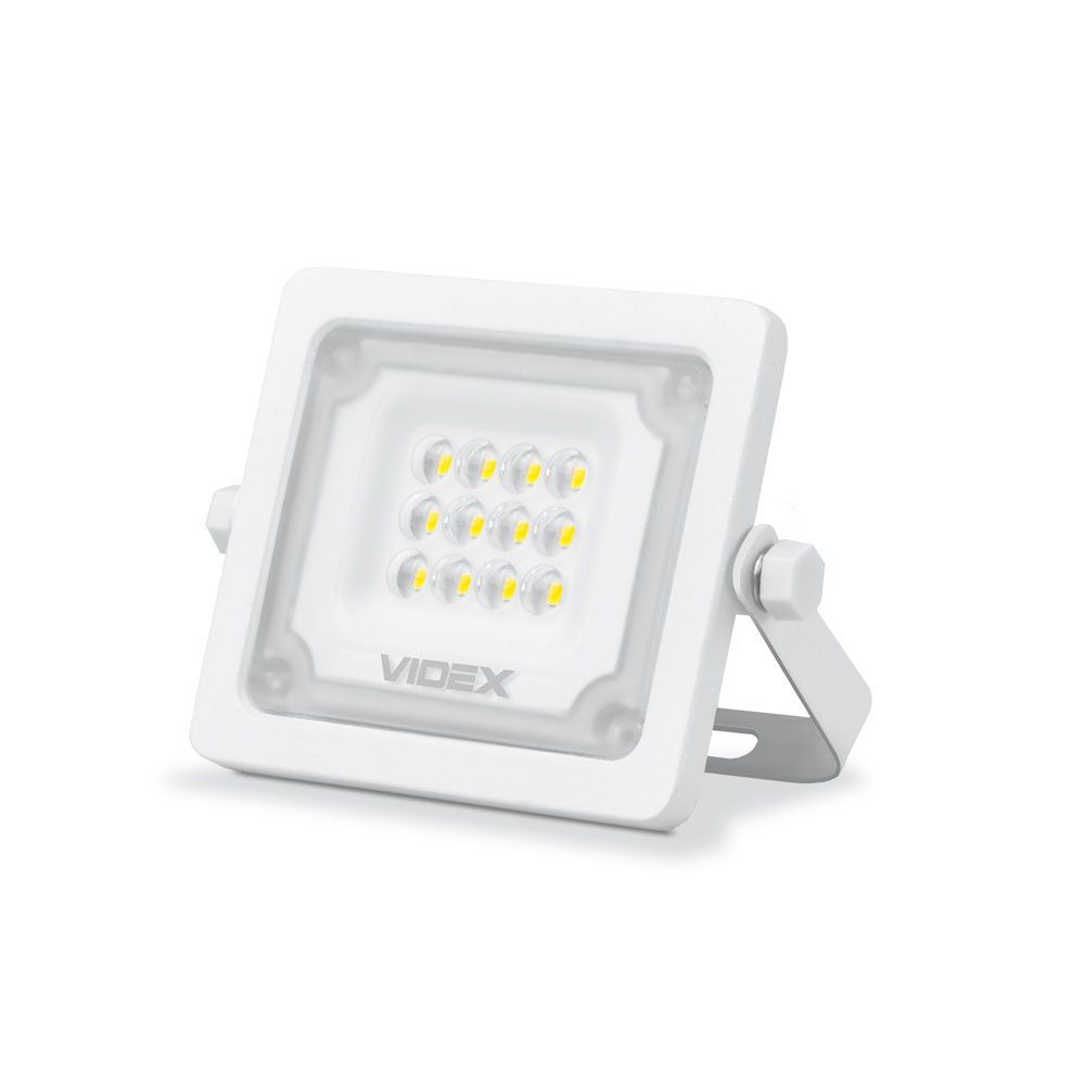 VIDEX LUCA 10 W LED floodlight / LED-prožektor, 5000 K, white / valge, VLE-F2e-105W — product view / tootevaade