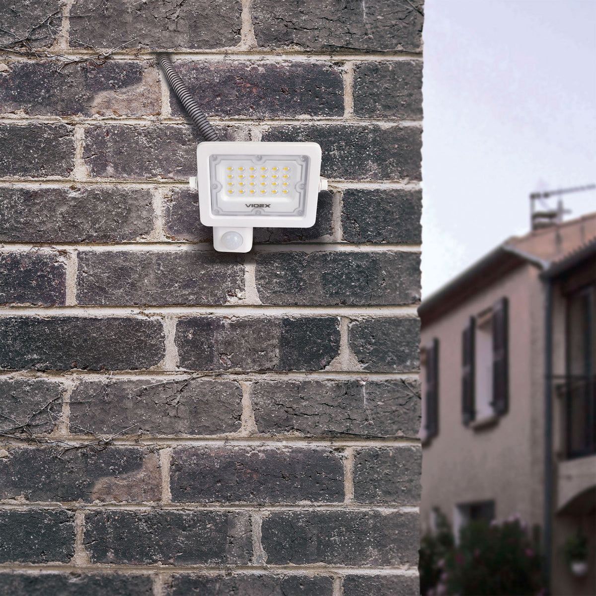 VIDEX LUCA 20 W LED floodlight / LED-prožektor, 5000 K, white / valge, VLE-F2e-205W-S — view / vaade 4