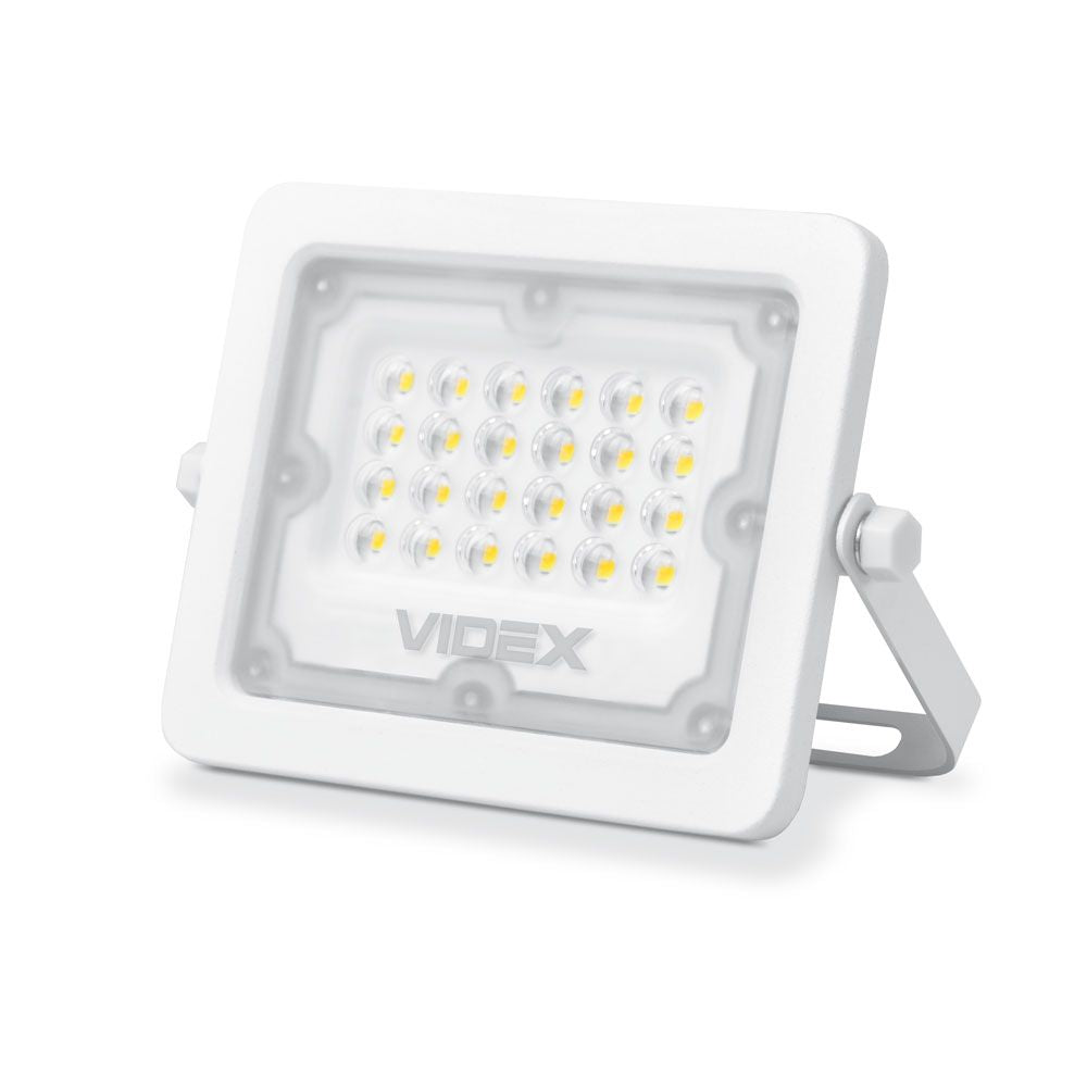 VIDEX LUCA 20 W LED floodlight / LED-prožektor, 5000 K, white / valge, VLE-F2e-205W — product view / tootevaade