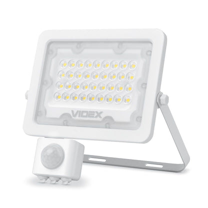 VIDEX LUCA 30 W LED floodlight / LED-prožektor, 5000 K, white / valge, VLE-F2e-305W-S — product view / tootevaade