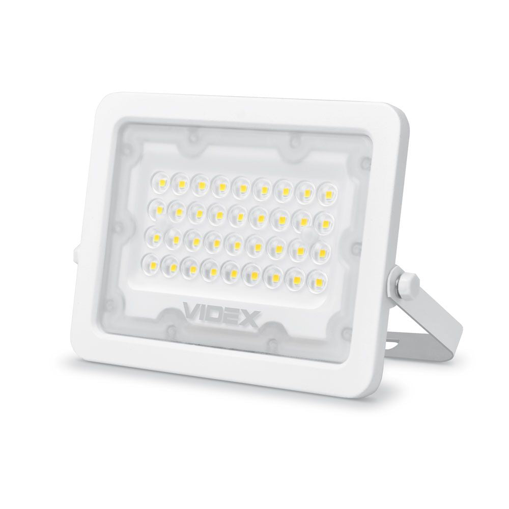 VIDEX LUCA 30 W LED floodlight / LED-prožektor, 5000 K, white / valge, VLE-F2e-305W — product view / tootevaade