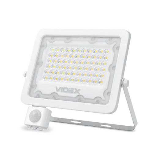 VIDEX LUCA 50 W LED floodlight / LED-prožektor, 5000 K, white / valge, VLE-F2e-505W-S — product view / tootevaade