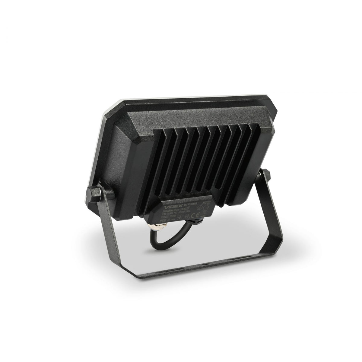 VIDEX F3 30 W LED floodlight / LED-prožektor, 5000 K, black / must, VLE-F3-0305B — view / vaade 2