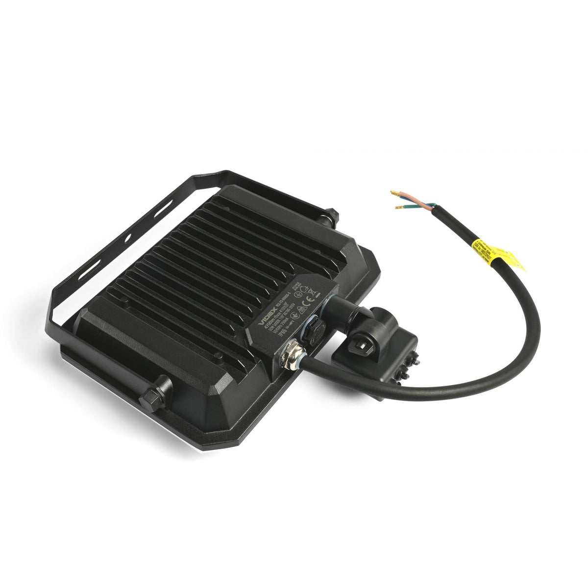 VIDEX F3 50 W LED floodlight / LED-prožektor, 5000 K, black / must, VLE-F3-0505B-S — view / vaade 3