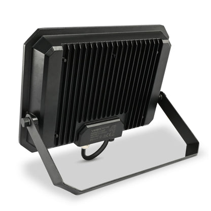 VIDEX F3 100 W LED floodlight / LED-prožektor, 5000 K, black / must, VLE-F3-1005B — view / vaade 2