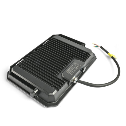 VIDEX F3 100 W LED floodlight / LED-prožektor, 5000 K, black / must, VLE-F3-1005B — view / vaade 3