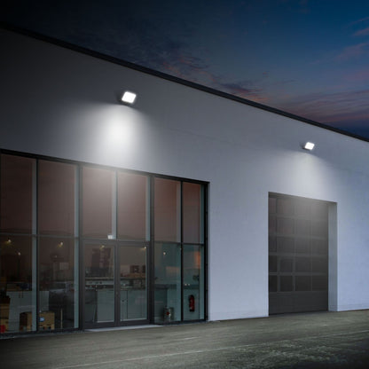 VIDEX F3 100 W LED floodlight / LED-prožektor, 5000 K, black / must, VLE-F3-1005B — view / vaade 4