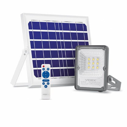 Solar Floodlight VIDEX VLE-FSO-205, 600 lm, 5000 K - official VIDEX image 2