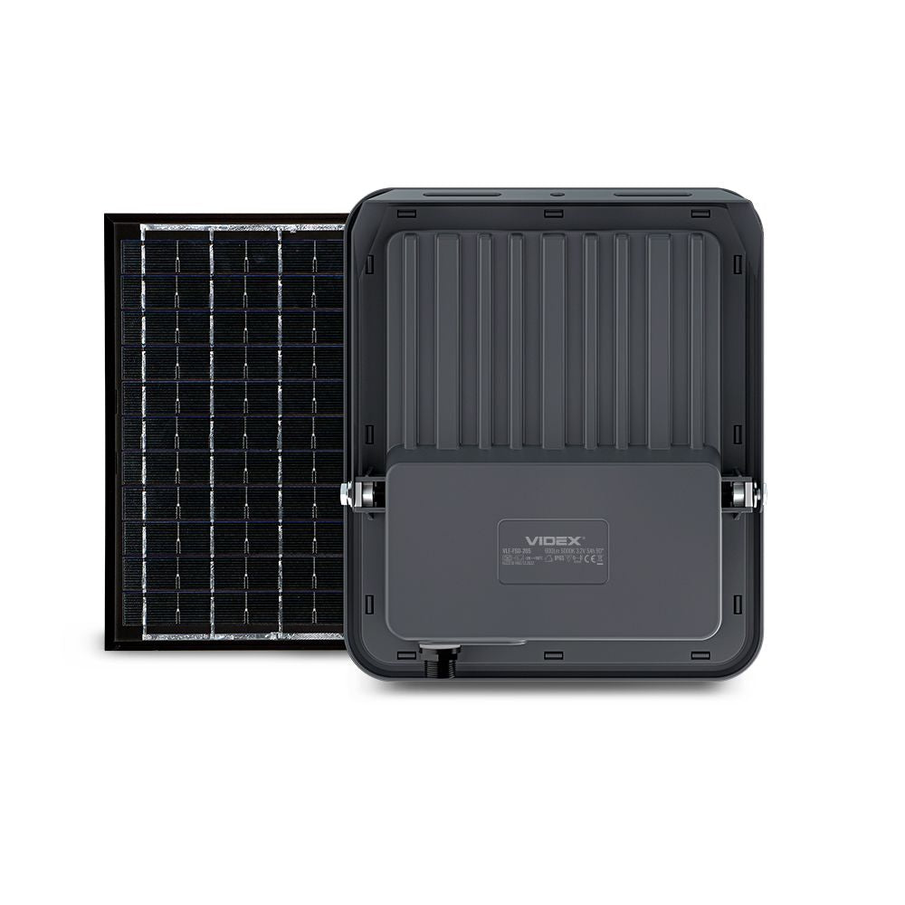 Solar Floodlight VIDEX VLE-FSO3-205, 500 lm, 5000 K - official VIDEX image 6