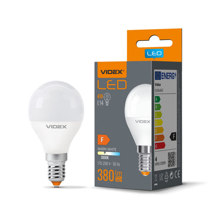 VIDEX G45 LED-pirn 4 W E14, 3000 K