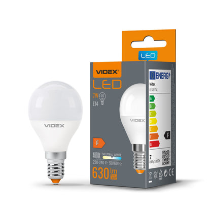 VIDEX G45 LED-pirn 7 W E14, 4000 K