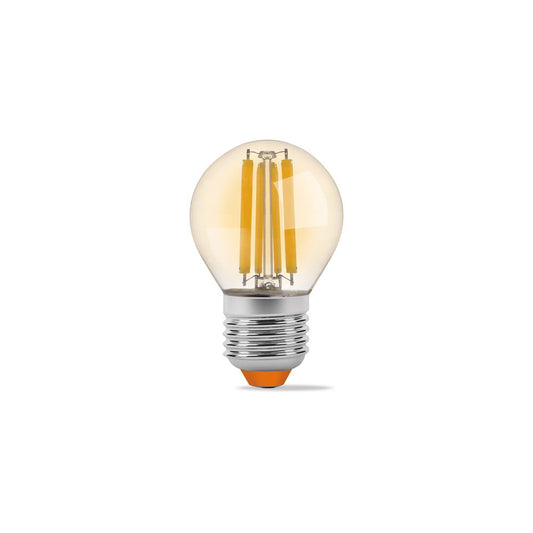 VIDEX G45 LED filament bulb 6 W E27, 2200 K – Amber glass – official product image 2