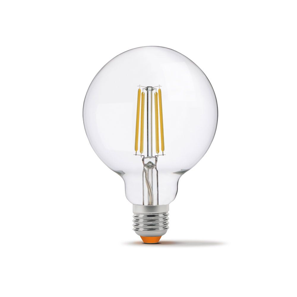 VIDEX G95 dimmable LED filament bulb 7 W E27, 4000 K – Clear glass – official product image 2