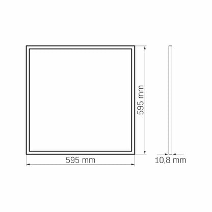 LED-raampaneel VIDEX-FRAME-PANEL-LED-40W-PA404W-NW