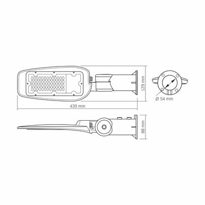 VIDEX LEYA LED Street Light, 30 W, 2700 lm, 5000 K – official VIDEX image 5