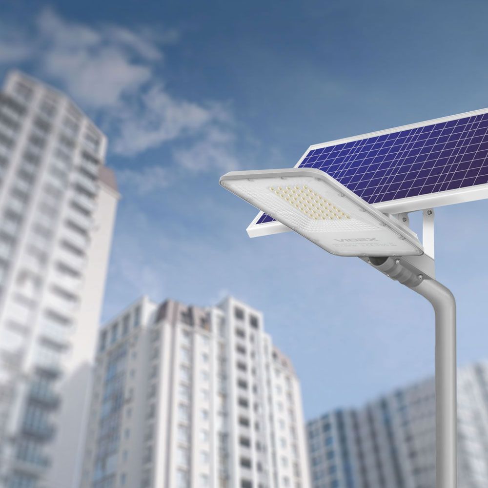 Solar Street Light VIDEX VLE-SLSO-305, 2500 lm, 5000 K - official VIDEX image 8