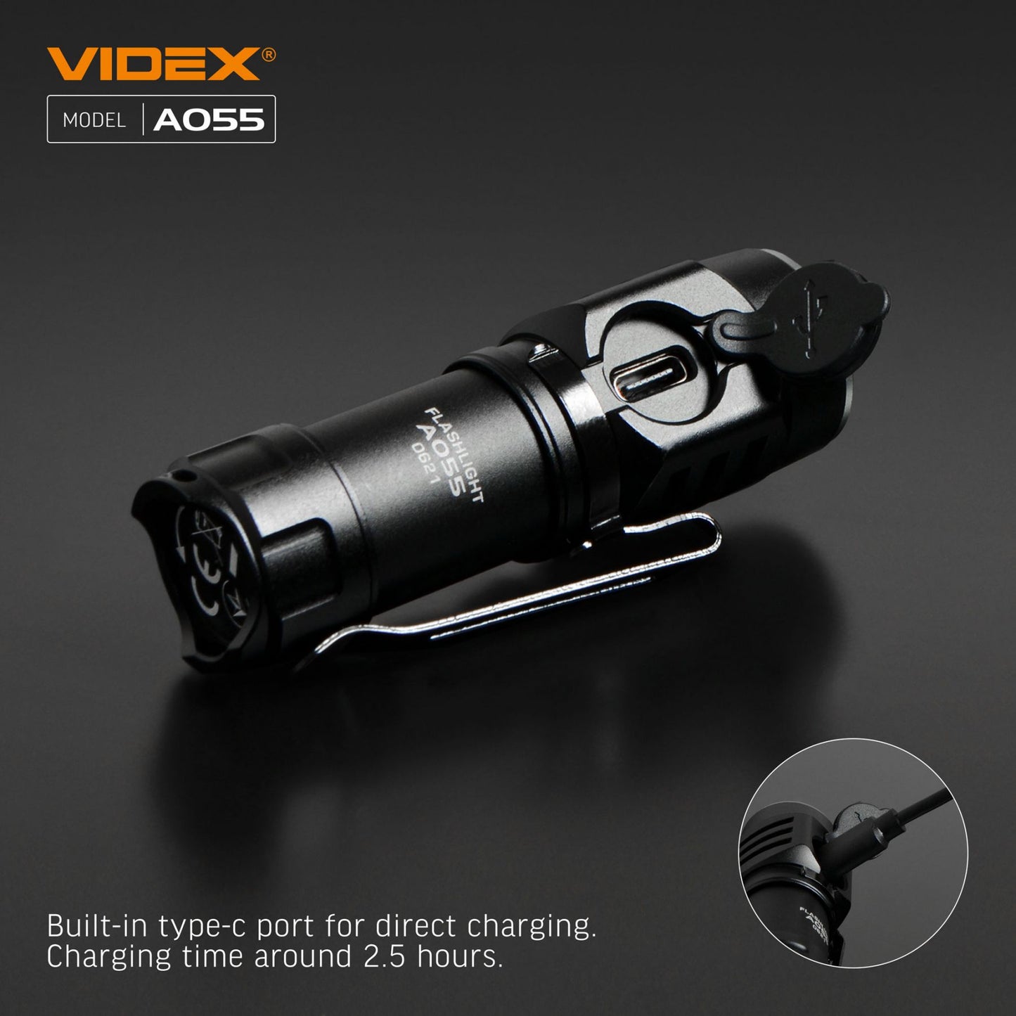 LED Portable Flashlight VIDEX VLF-A055 600 Lm 5700K – official image 18