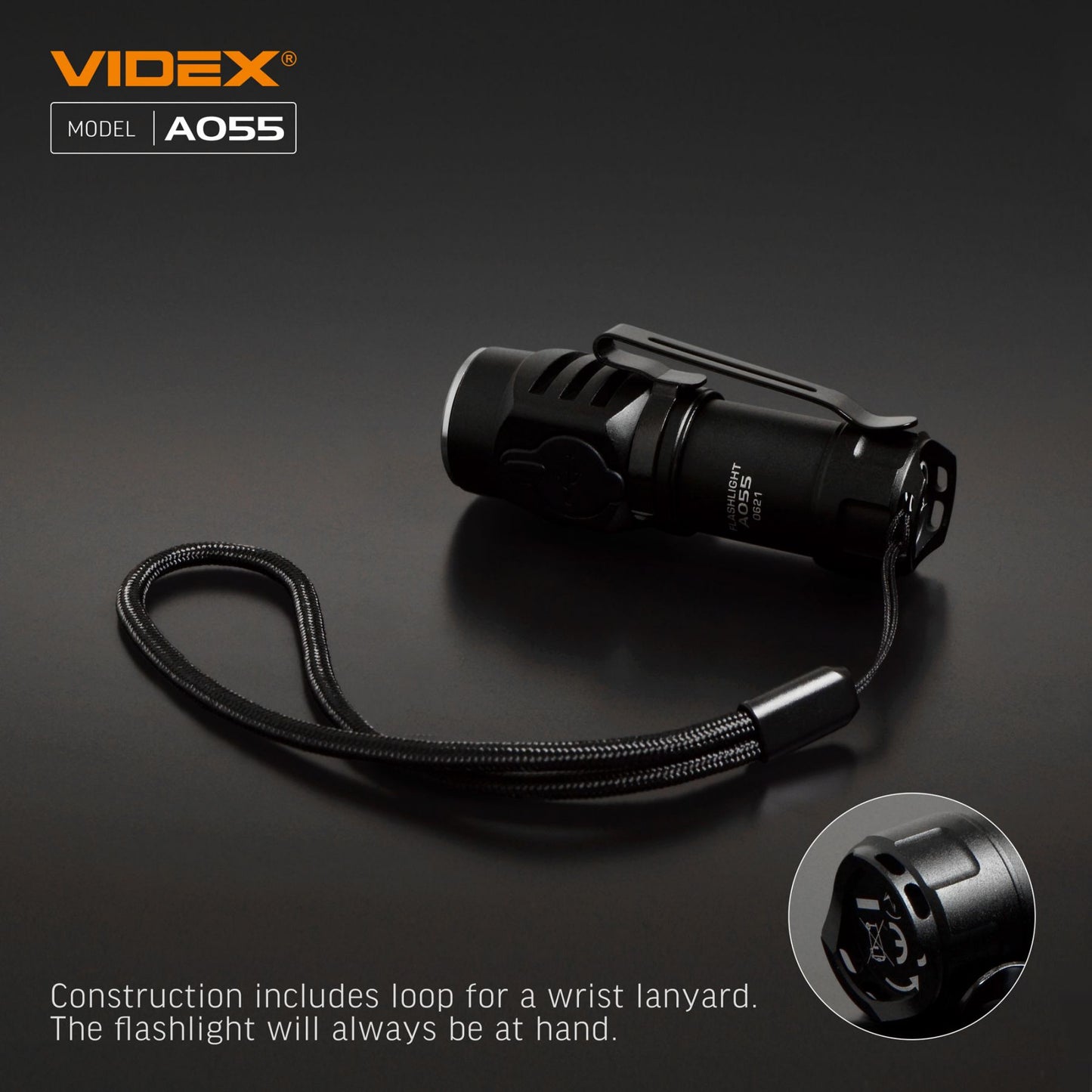 LED Portable Flashlight VIDEX VLF-A055 600 Lm 5700K – official image 19