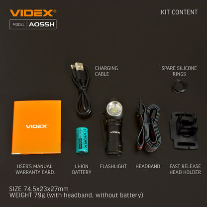 LED Portable Flashlight VIDEX VLF-A055H 600 Lm 5700K – official image 26