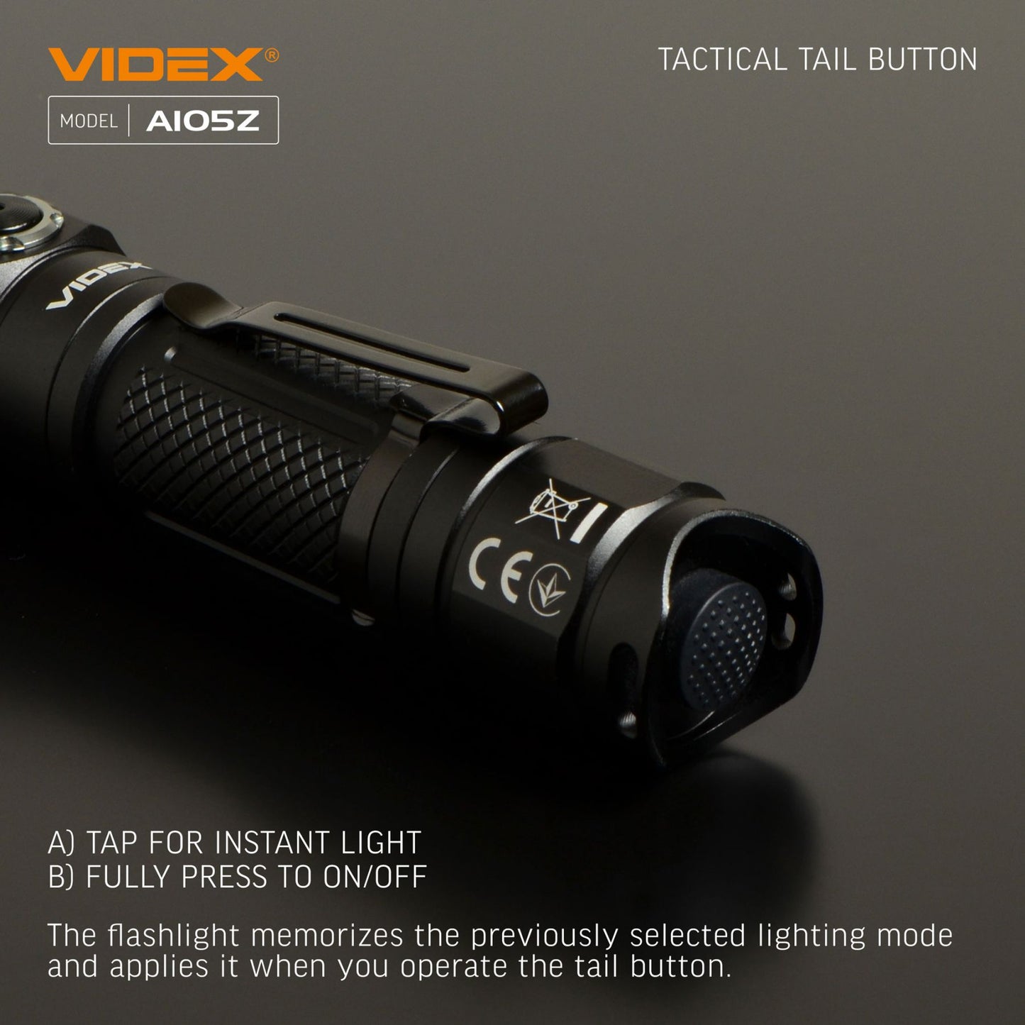 LED Portable Flashlight VIDEX VLF-A105Z 1200 Lm 5000K – official image 20