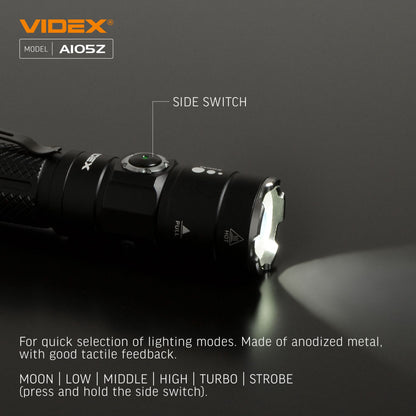 LED Portable Flashlight VIDEX VLF-A105Z 1200 Lm 5000K – official image 21