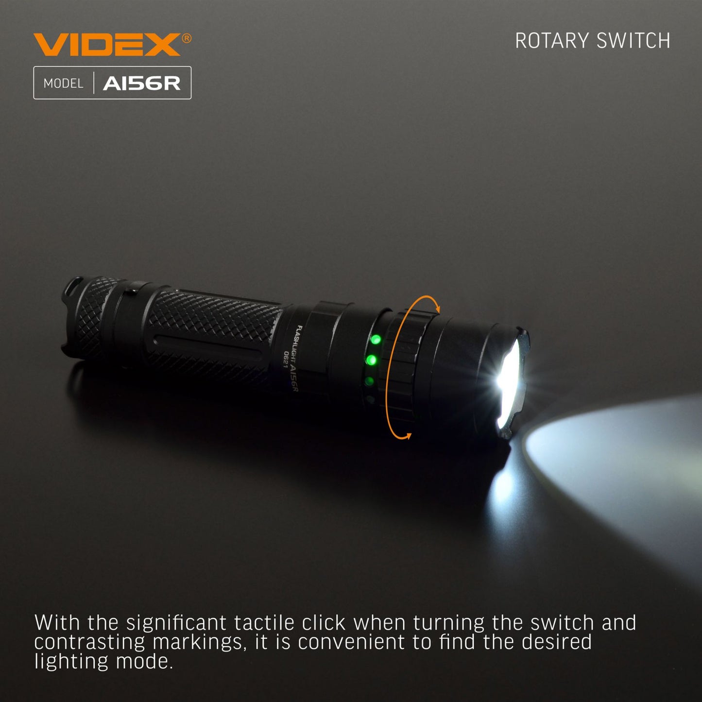 LED Portable Flashlight VIDEX VLF-A156R 1700 Lm 6500K – official image 12