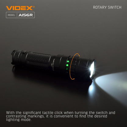LED Portable Flashlight VIDEX VLF-A156R 1700 Lm 6500K – official image 12