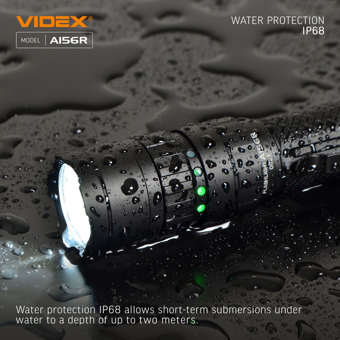 LED Portable Flashlight VIDEX VLF-A156R 1700 Lm 6500K – official image 15