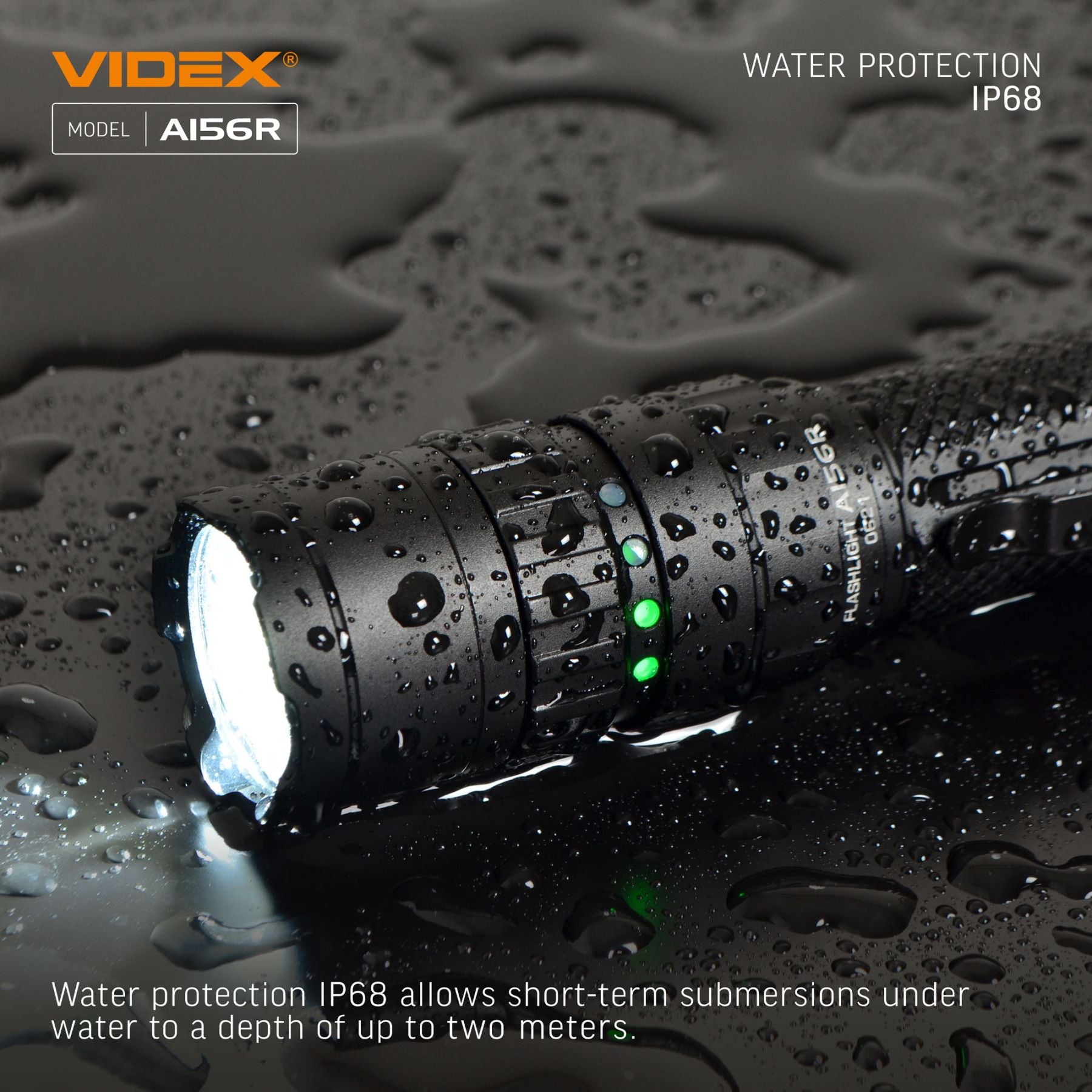 LED Portable Flashlight VIDEX VLF-A156R 1700 Lm 6500K – official image 15