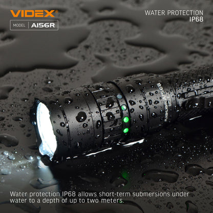 LED Portable Flashlight VIDEX VLF-A156R 1700 Lm 6500K – official image 15