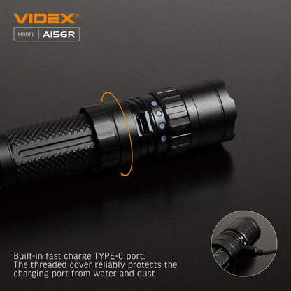 LED Portable Flashlight VIDEX VLF-A156R 1700 Lm 6500K – official image 16