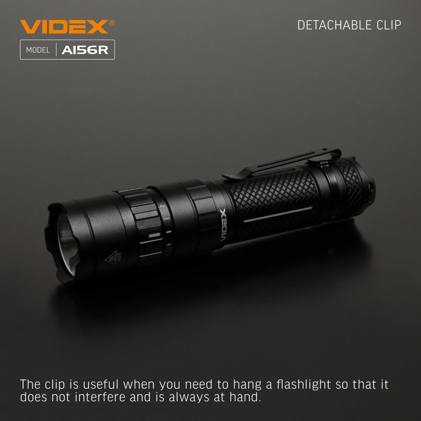 LED Portable Flashlight VIDEX VLF-A156R 1700 Lm 6500K – official image 18