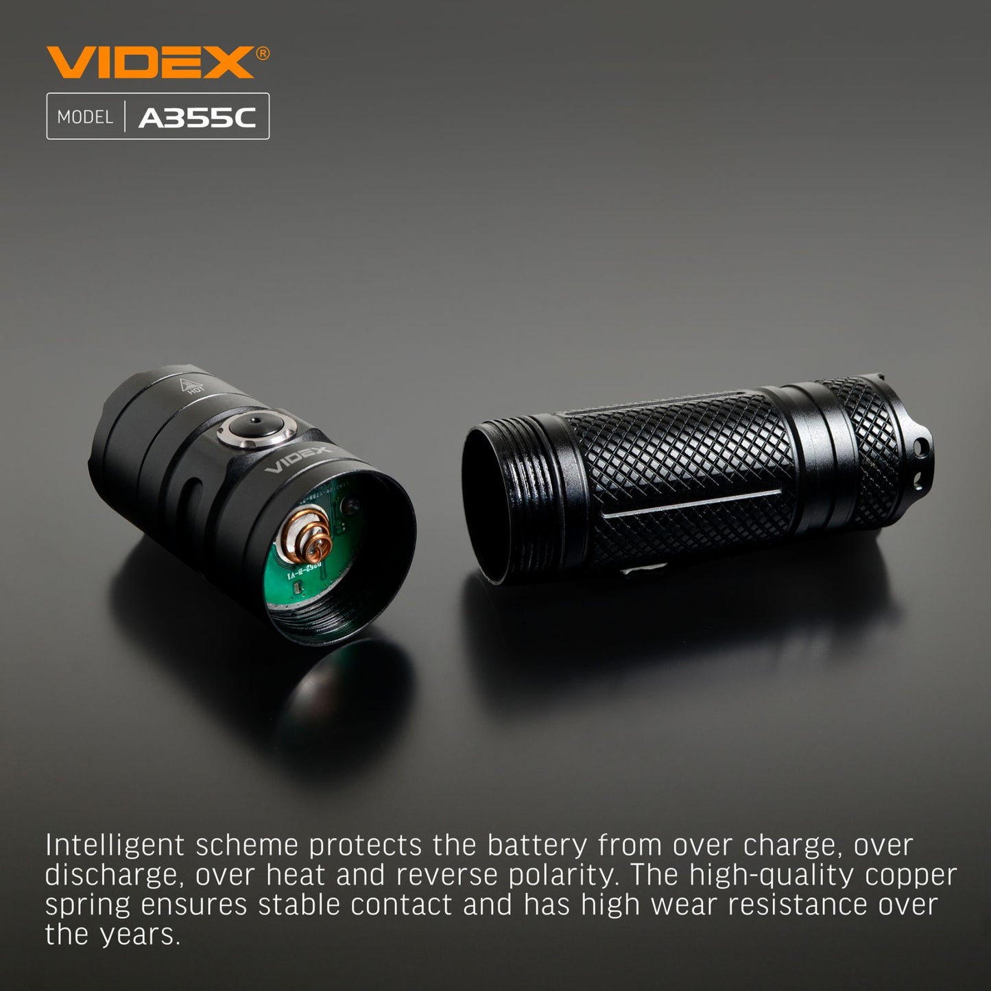 LED Portable Flashlight VIDEX VLF-A355C 4000 Lm 5000K – official image 24