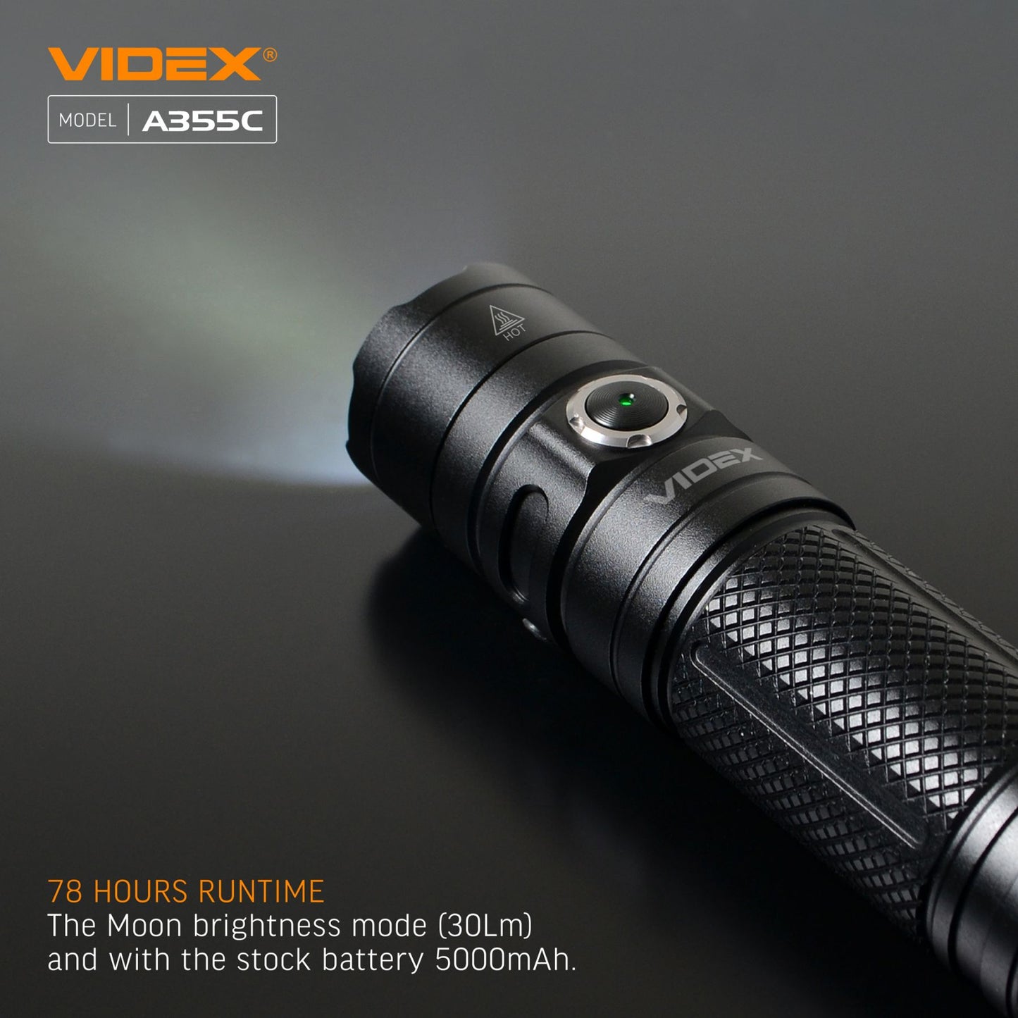 LED Portable Flashlight VIDEX VLF-A355C 4000 Lm 5000K – official image 14