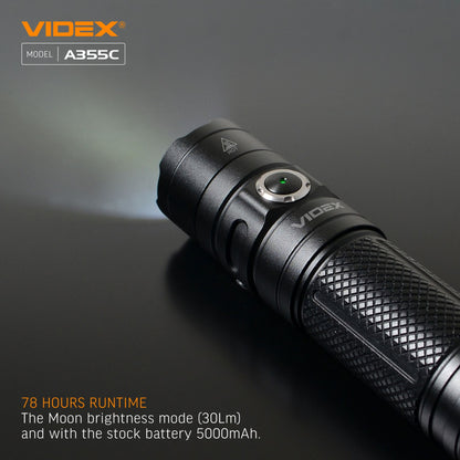 LED Portable Flashlight VIDEX VLF-A355C 4000 Lm 5000K – official image 14