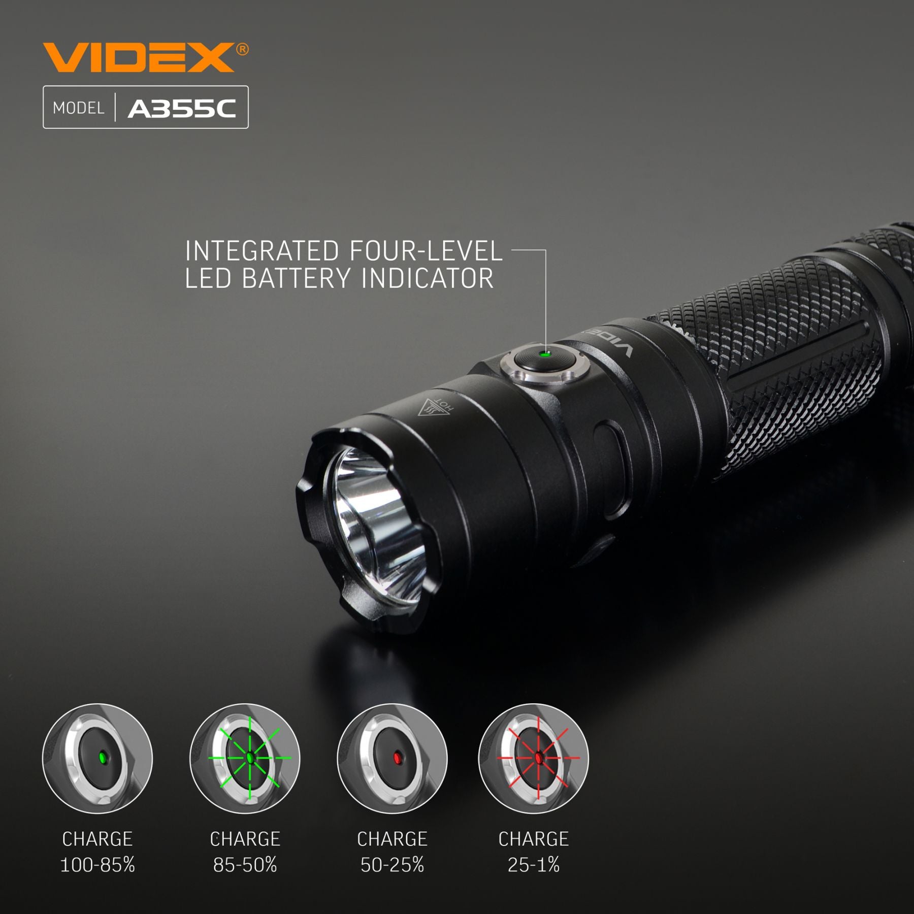 LED Portable Flashlight VIDEX VLF-A355C 4000 Lm 5000K – official image 15