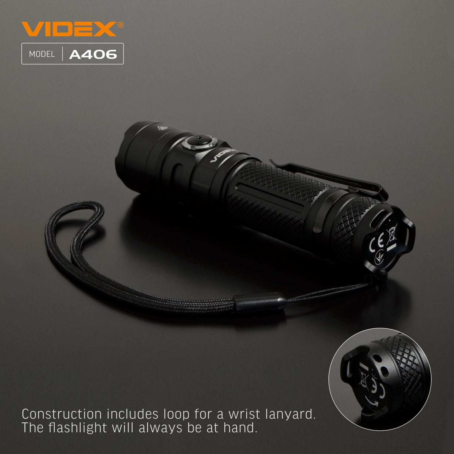 LED Portable Flashlight VIDEX VLF-A406 4000 Lm 6500K – official image 19