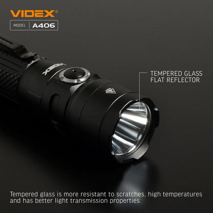 LED Portable Flashlight VIDEX VLF-A406 4000 Lm 6500K – official image 13