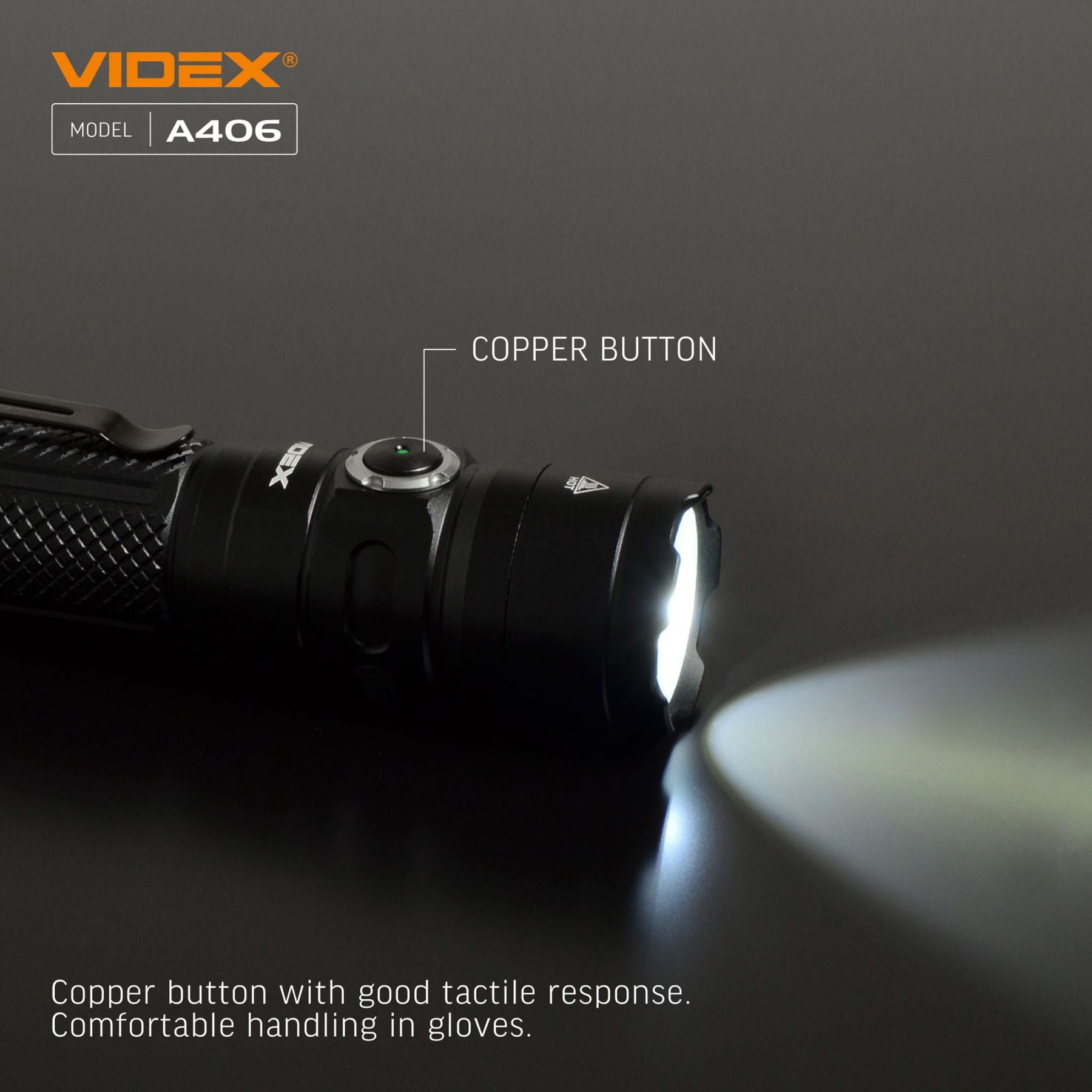 LED Portable Flashlight VIDEX VLF-A406 4000 Lm 6500K – official image 14