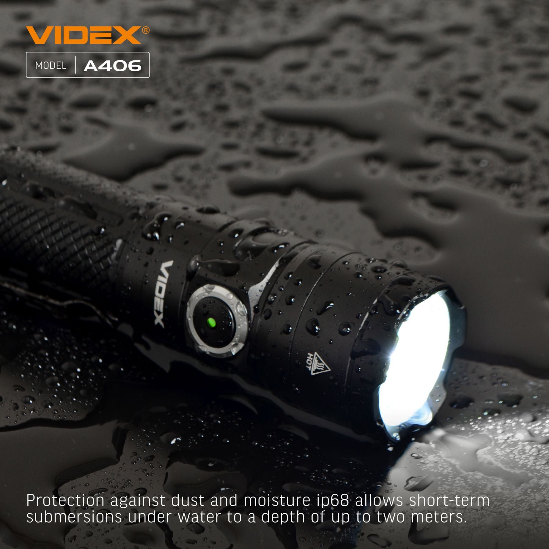 LED Portable Flashlight VIDEX VLF-A406 4000 Lm 6500K – official image 17