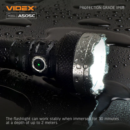 LED Portable Flashlight VIDEX VLF-A505C 5500 Lm 5000K – official image 18