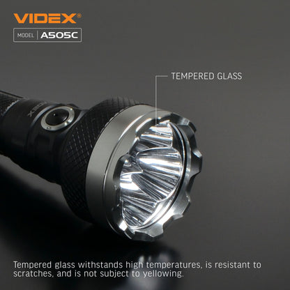 LED Portable Flashlight VIDEX VLF-A505C 5500 Lm 5000K – official image 20