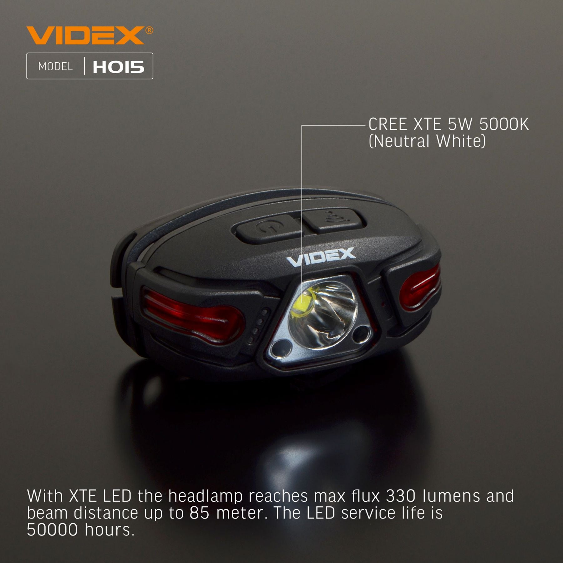 LED Headlamp VIDEX VLF-H015 330 Lm 5000K – official image 9
