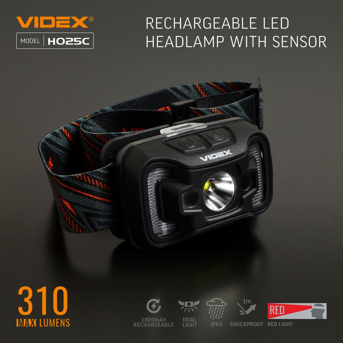 LED Headlamp VIDEX VLF-H025C 310 Lm 5000K – official image 11