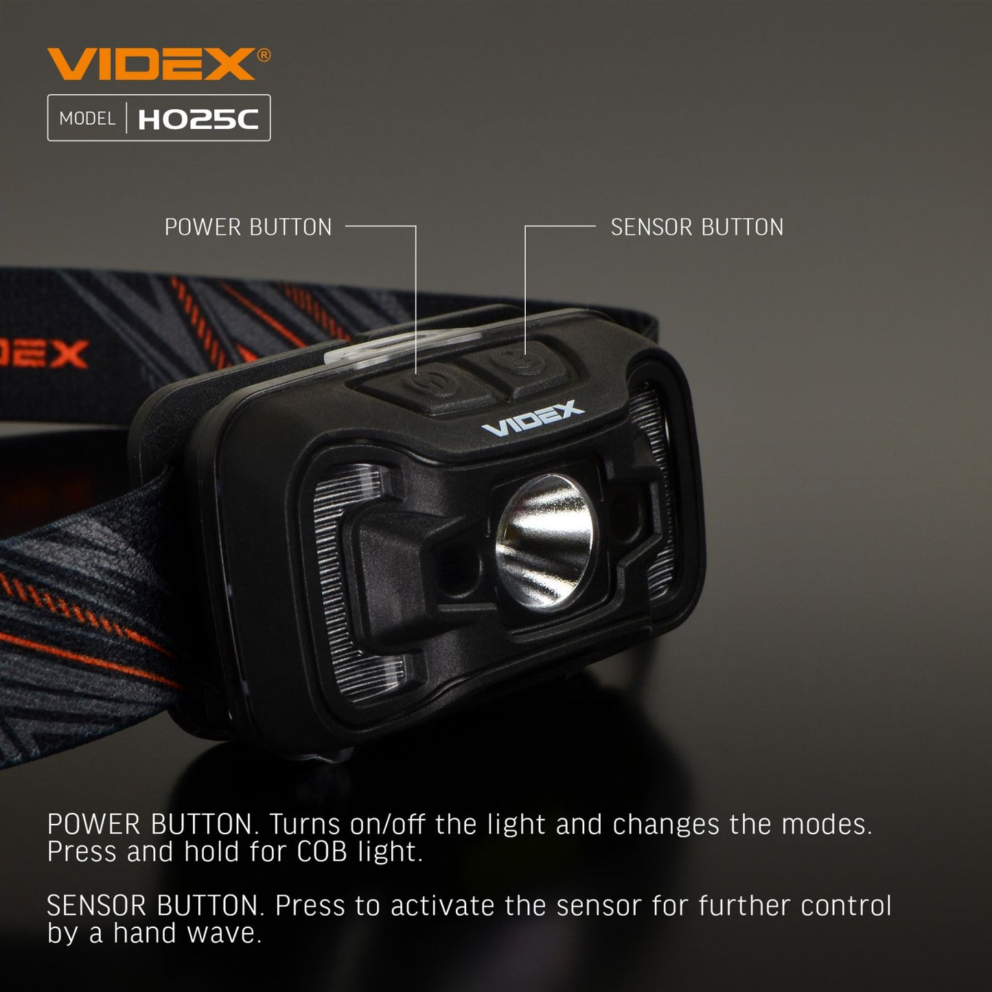 LED Headlamp VIDEX VLF-H025C 310 Lm 5000K – official image 16