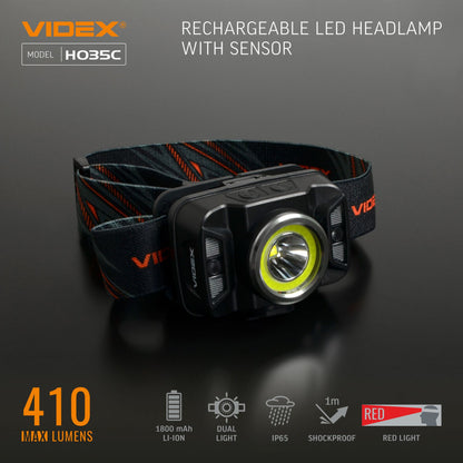 LED Headlamp VIDEX VLF-H035C 410 Lm 5000K – official image 11