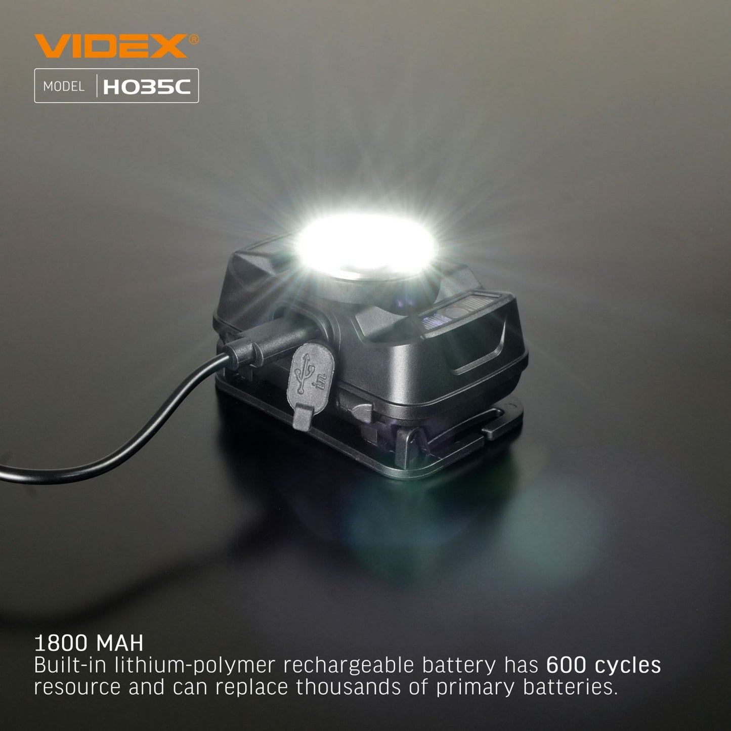 LED Headlamp VIDEX VLF-H035C 410 Lm 5000K – official image 15