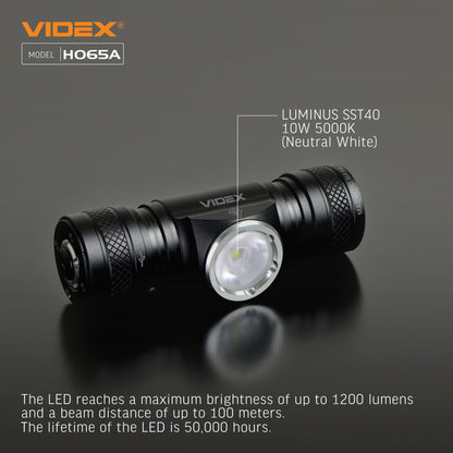 LED Headlamp VIDEX VLF-H065A 1200 Lm 5000K – official image 16